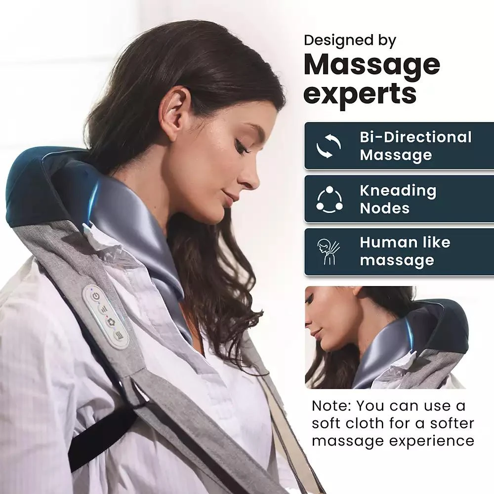 Miko Shiatsu Neck and Back Massager Hands Free 
Heat - App Controlled 5