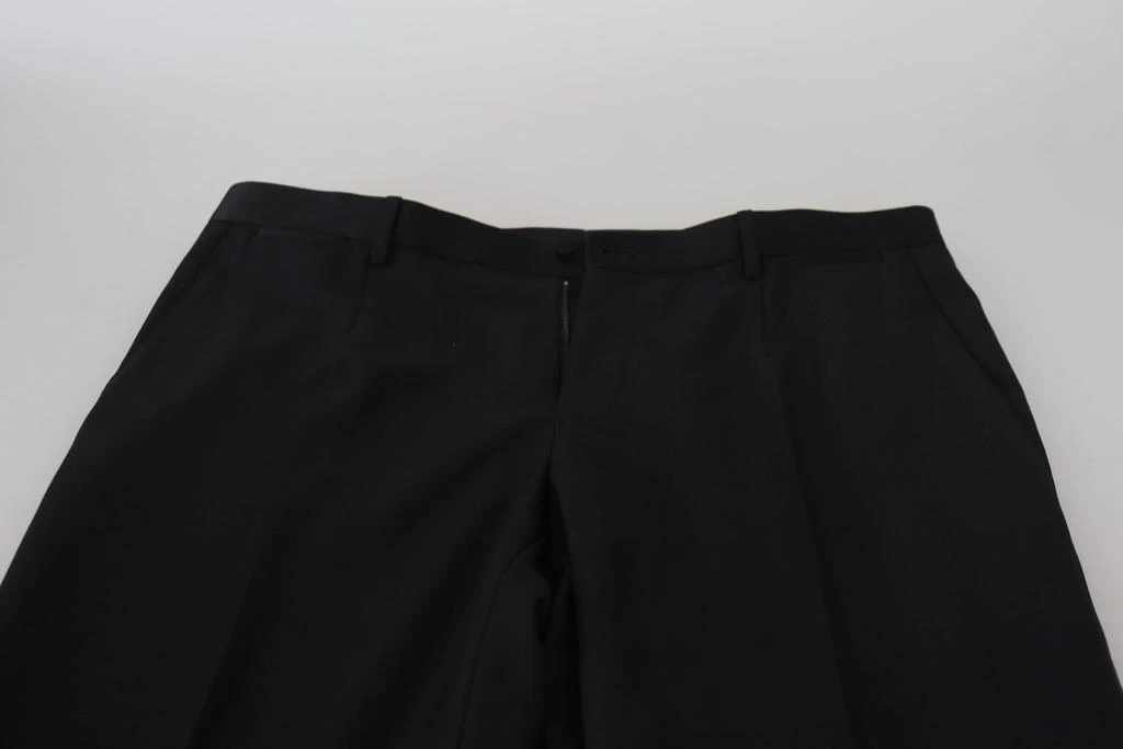 Dolce & Gabbana Dolce & Gabbana Black Wool Chino Dress Formal Pants 5