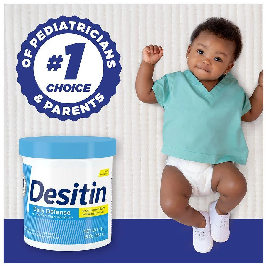 Desitin Daily Defense Baby Diaper Rash Cream Fragrance-Free 5