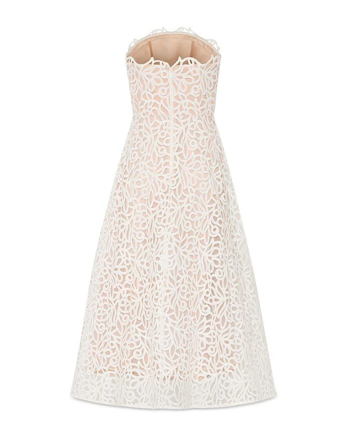 plus size white lace maxi dress PinkBlush White Lace Overlay Maternity Maxi Dress main image 0
