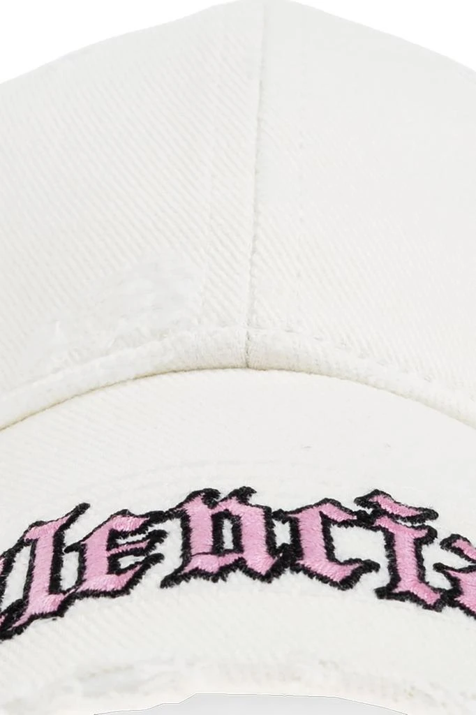 Balenciaga Balenciaga Blackletter Script Faded Cap 3
