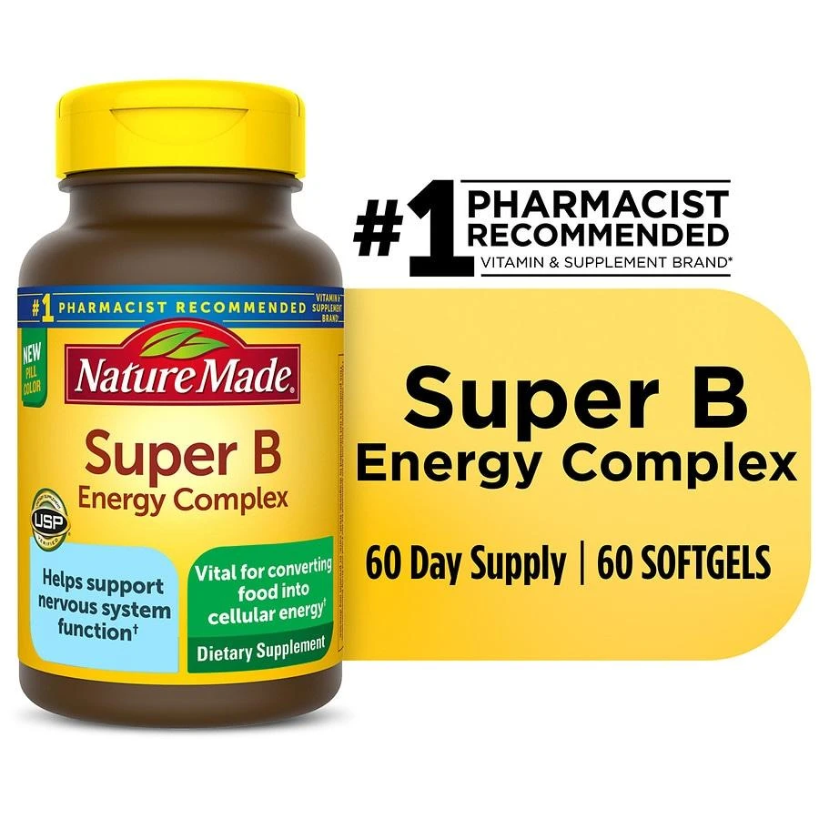 Nature Made Super B Energy Complex Softgels 7