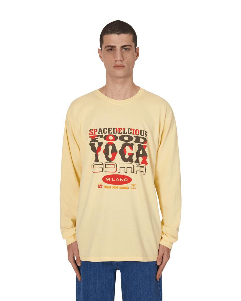 Brain Dead Slam Jam x SPACEDELICIOUS Longsleeve T-Shirt Yellow