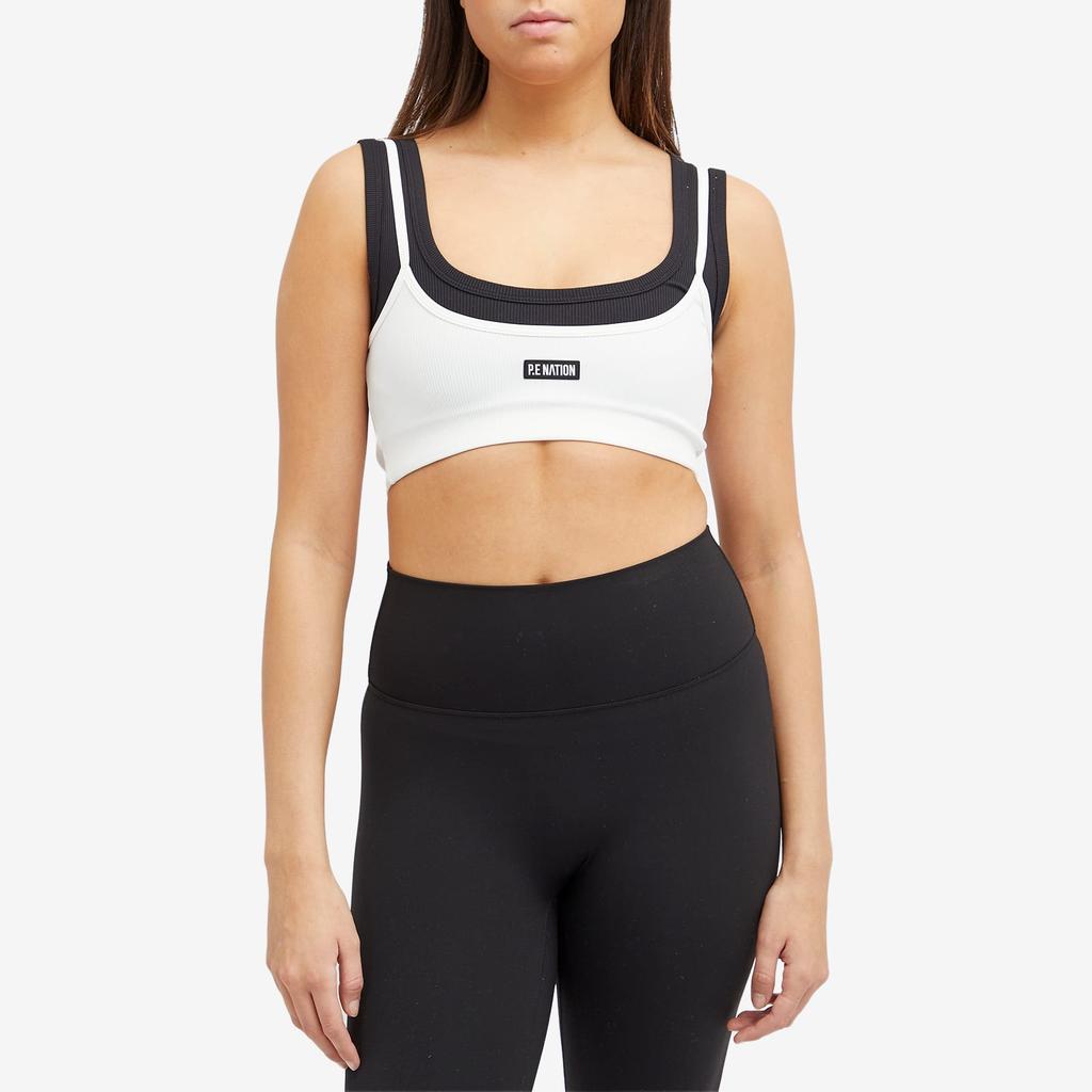 P.E Nation P.E Nation Podium Double Layer Bralette Top