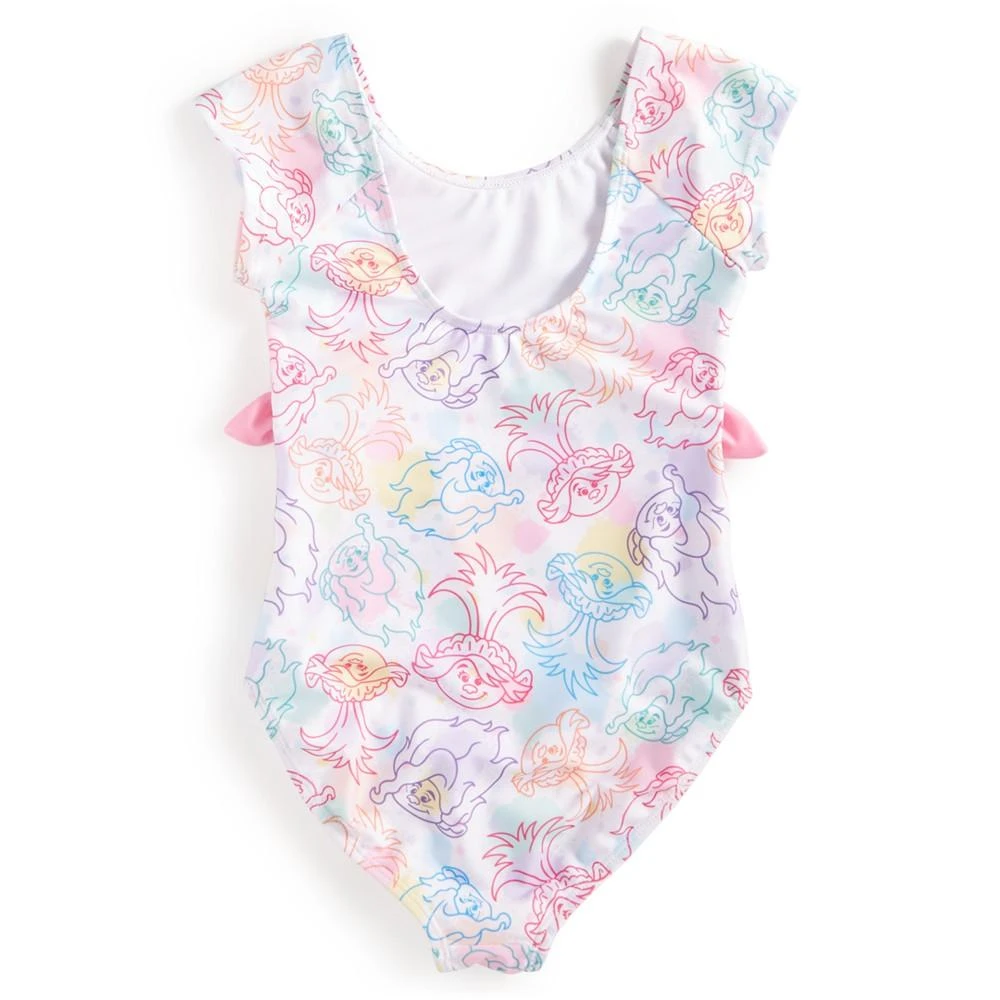 Trolls Little Girls Trolls Printed One-Piece Swimsuit 2