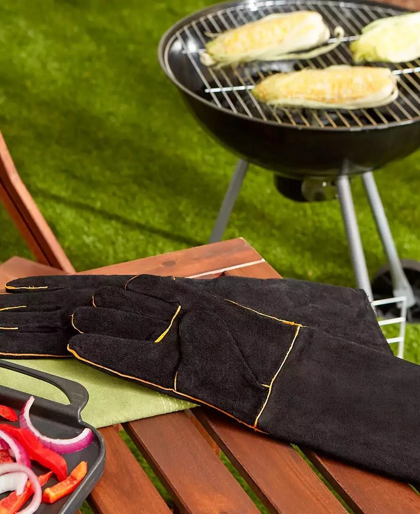 RSVP International Leather Grill Gloves, Set of 2 5