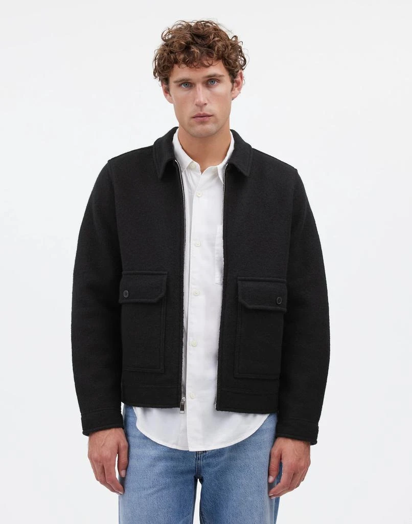 Madewell Boiled Wool Zip-Front Jacket 2