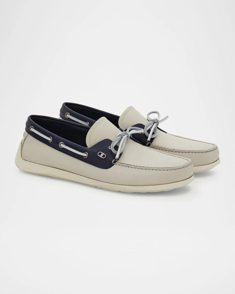 Salvatore Ferragamo Men's Bahia Boat Shoes 2