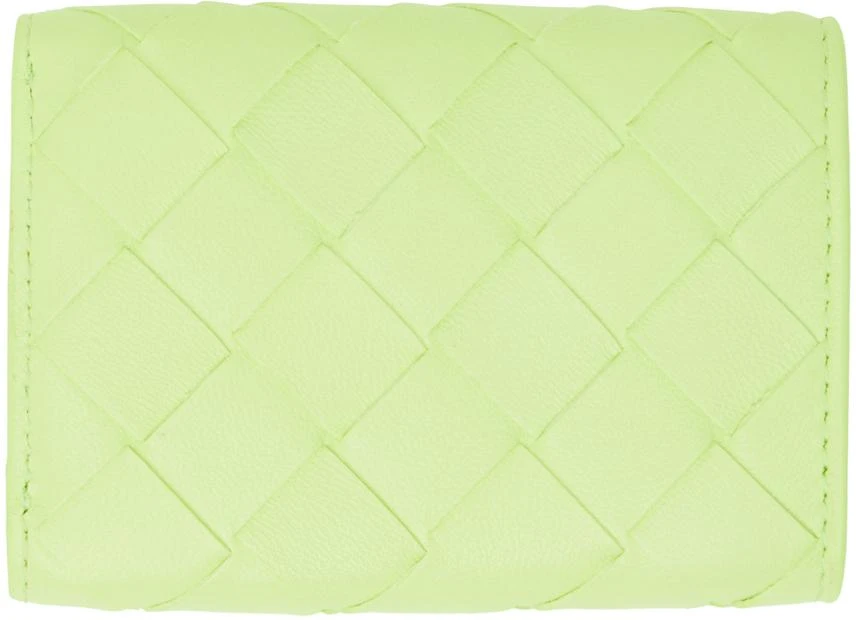 Bottega Veneta Green Intrecciato Wallet 2