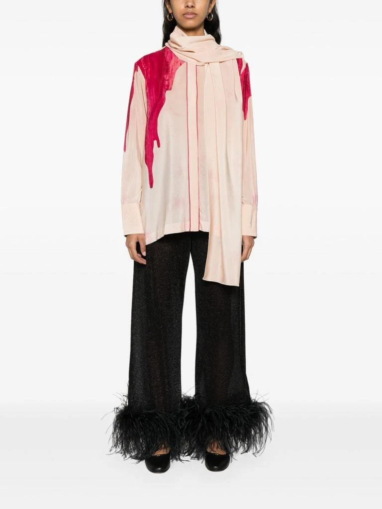 F.R.S For Restless Sleepers PRINTED CREPE DE CHINE SHIRT 4