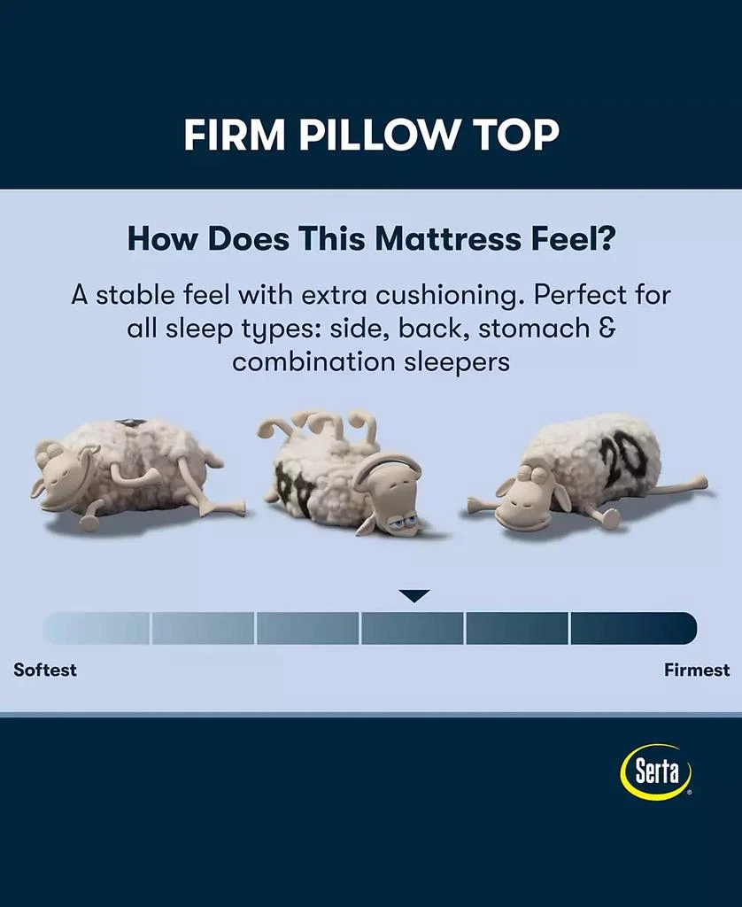 Serta Perfect Sleeper Osiria Rose 14" Firm Pillow Top Mattress Set 2