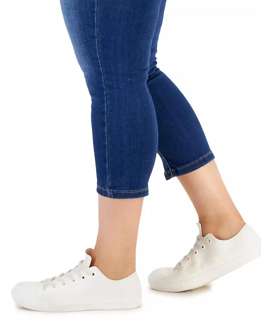 Celebrity Pink Trendy Plus Size Cropped Skinny Jeans 6