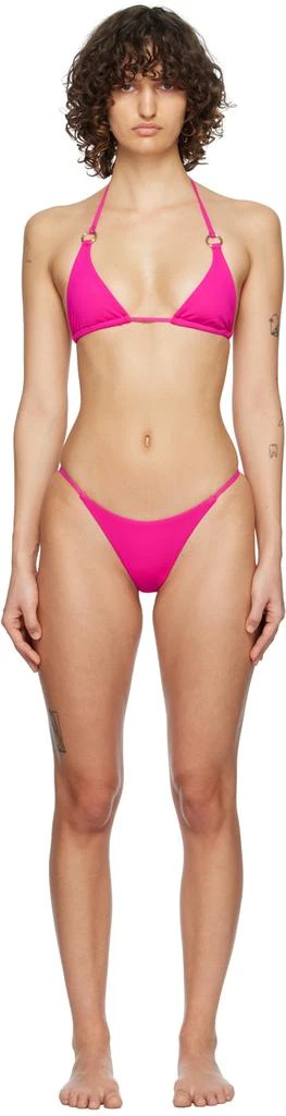 Louisa Ballou Pink Mini Ring Bikini 1