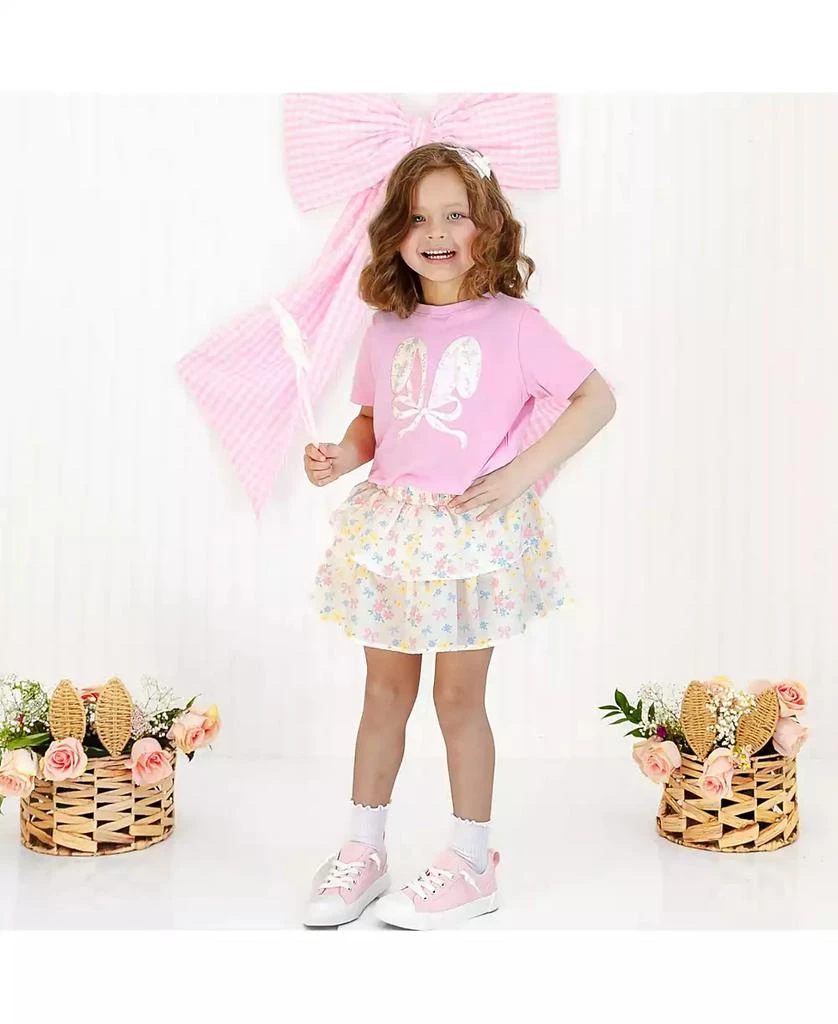 Sweet Wink Big Girls Sweet Floral Skort 2