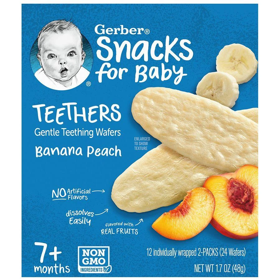 Gerber Teethers Banana Peach 1