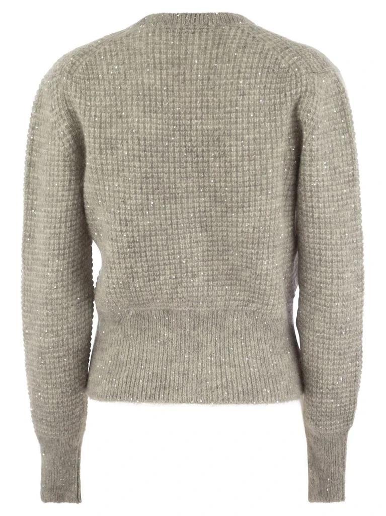 Fabiana Filippi Fabiana Filippi Sequin-Embellished V-Neck Cardigan 2