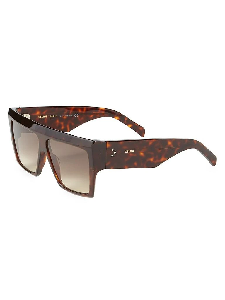 Celine 60MM Flat-Top Square Sunglasses 1