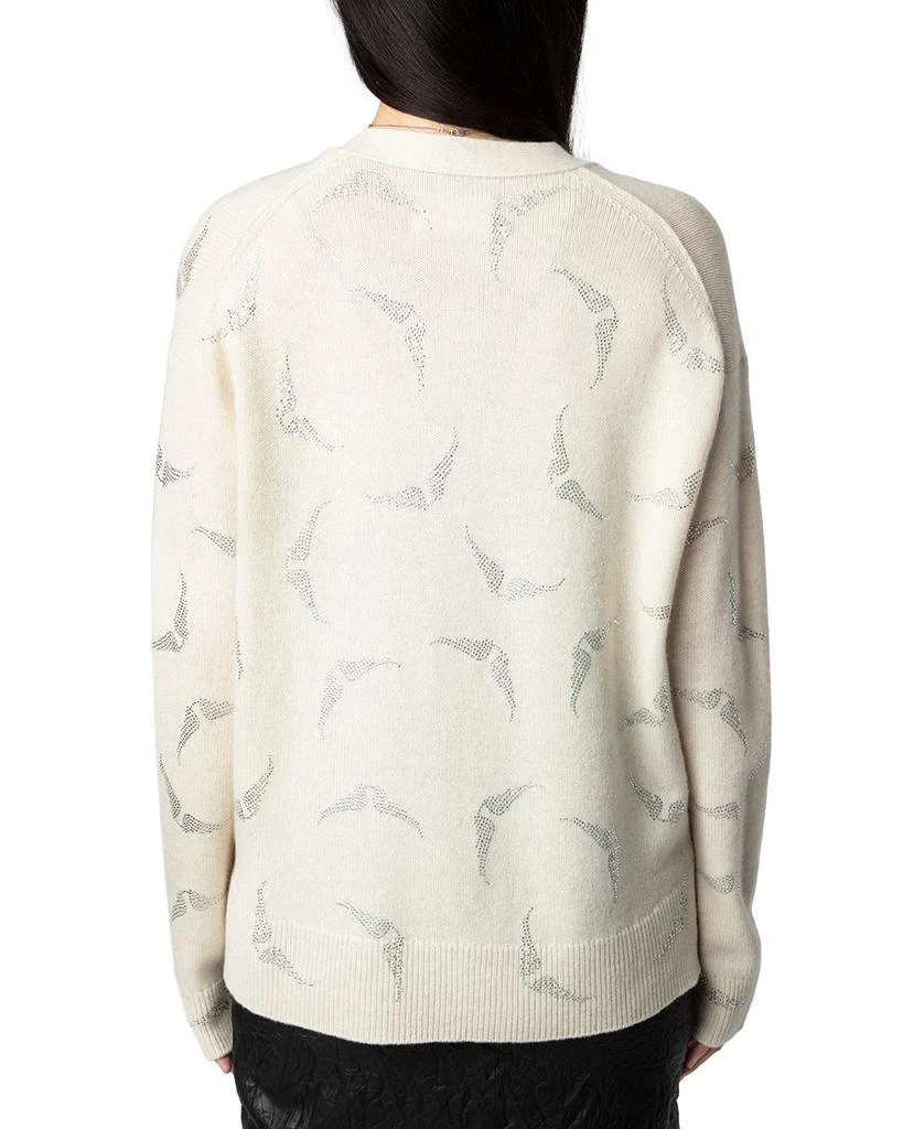 ZADIG 
VOLTAIRE Cashmere Diamante Wing Cardigan 3