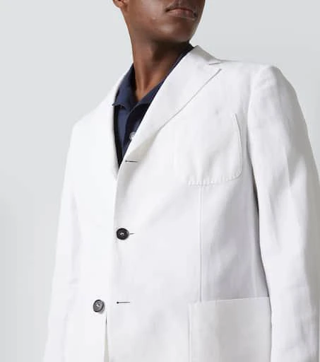 Incotex Ivory Linen and cotton suit 7