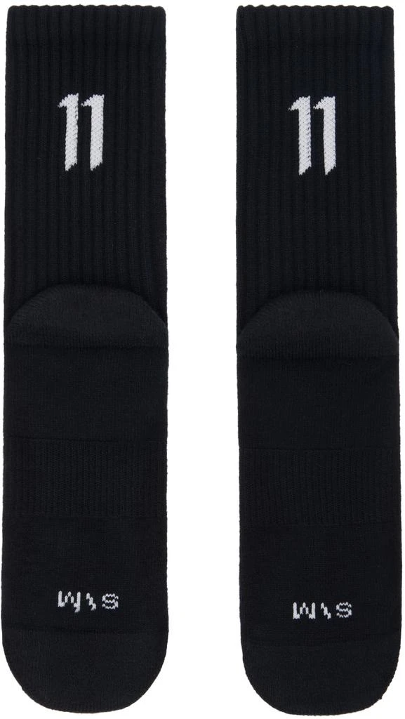 11 by Boris Bidjan Saberi Three-Pack Black Socks 3