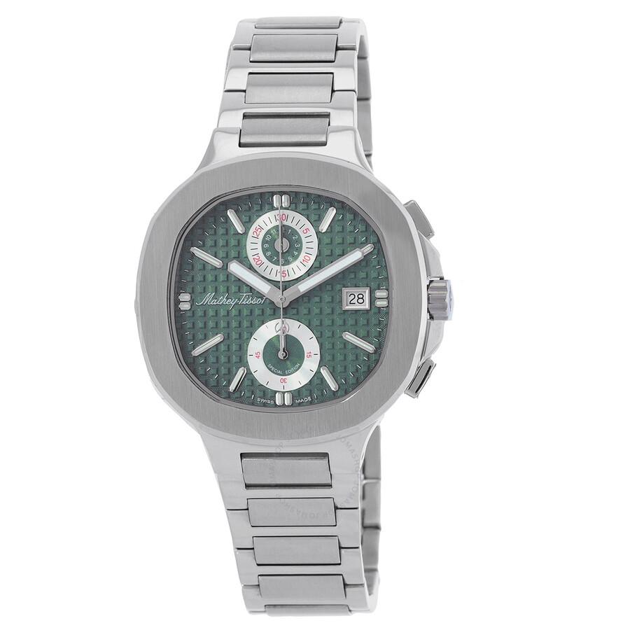 Mathey-Tissot Evasion Chronograph Quartz Green Dial Men's Watch H152CHAV