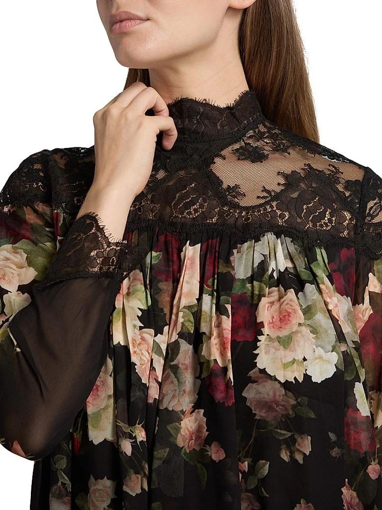 Zimmermann Hypnotic Floral
Lace Blouse 6