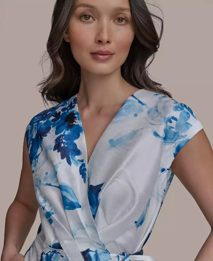 Donna Karan Petite Printed Fit & Flare Dress 3