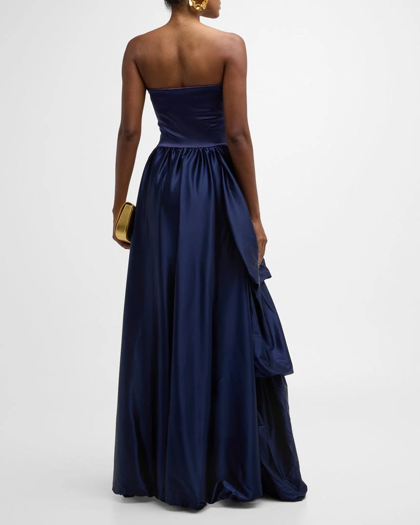 Chiara Boni Docces High-Low Strapless Sweetheart Gown 7