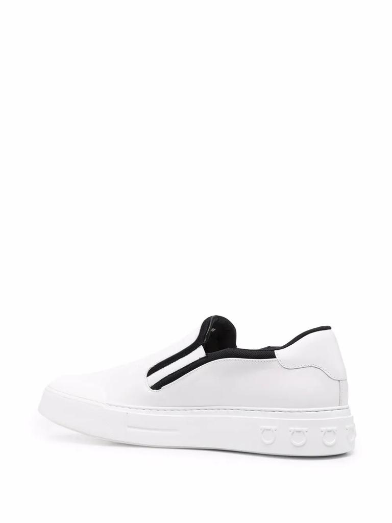 Salvatore Ferragamo Ferragamo Gancini Slip-On Sneakers