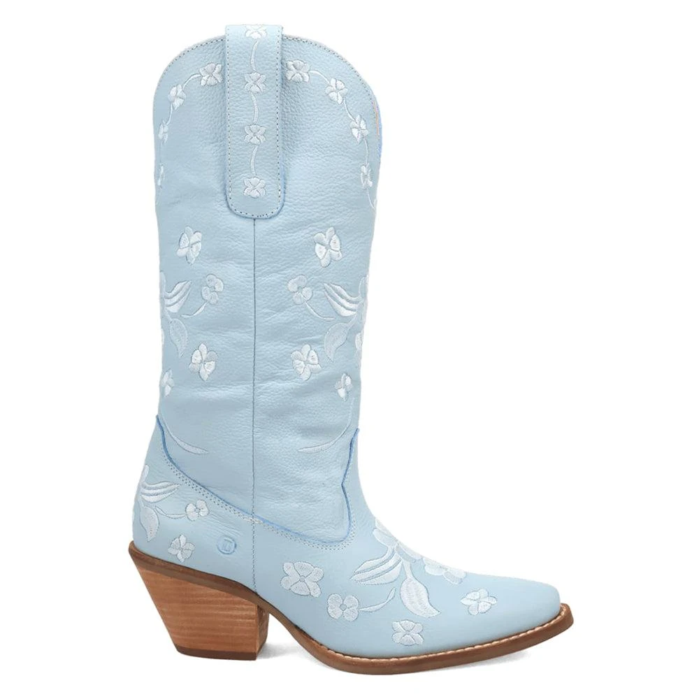 Dingo Love Bug Floral Embroidered Snip Toe Cowboy Boots 1