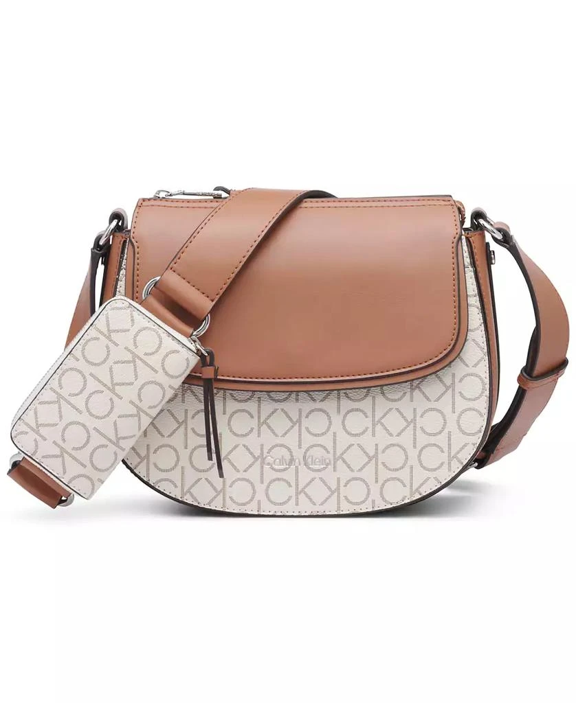 Calvin Klein Bella Signature Adjustable Crossbody 1