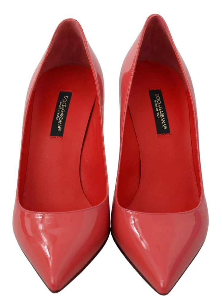Dolce & Gabbana Dolce & Gabbana Dark Pink Patent Leather Heels Pumps 4