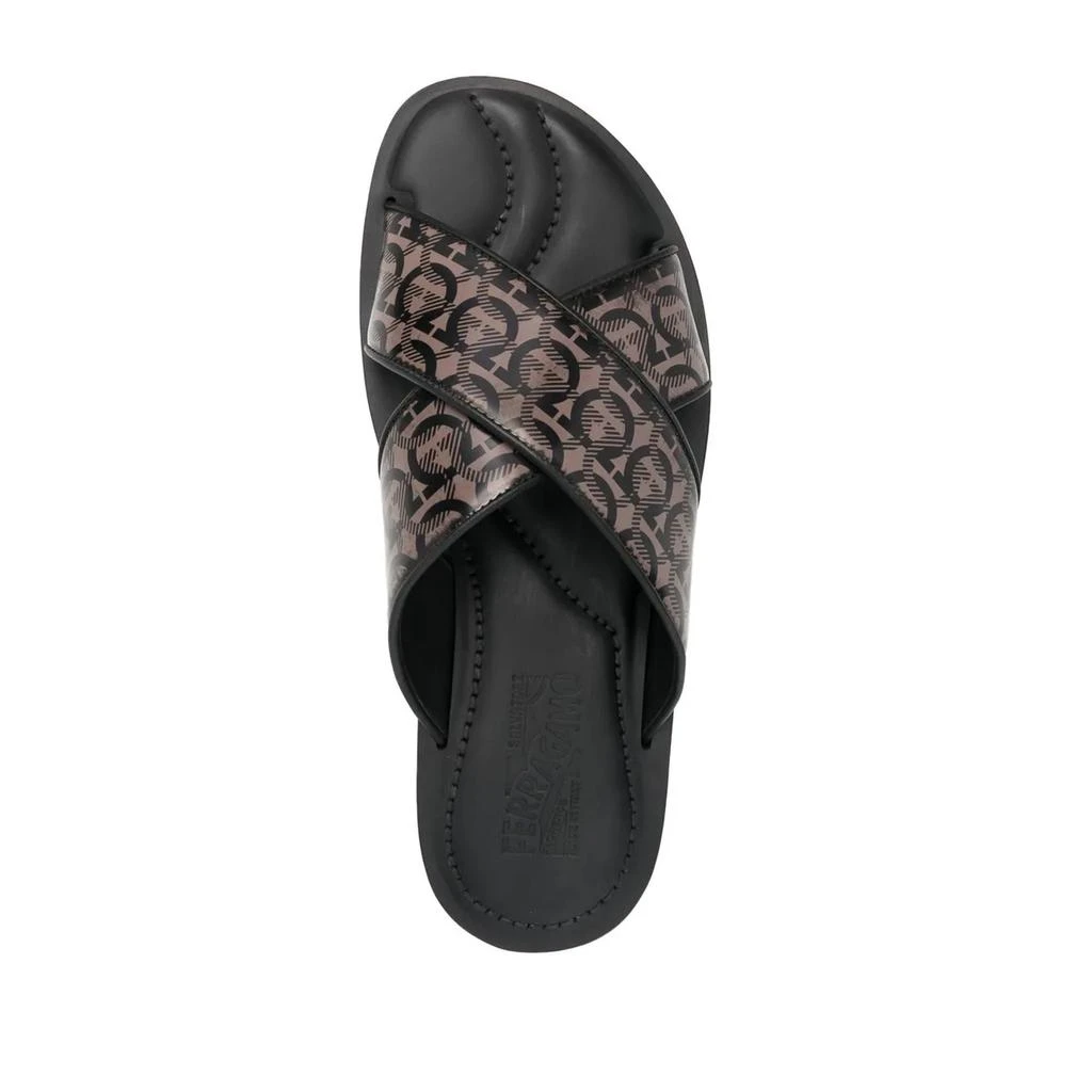 Ferragamo Gancini Crossover Strap Sandals – On Sale Now with  display picture 2