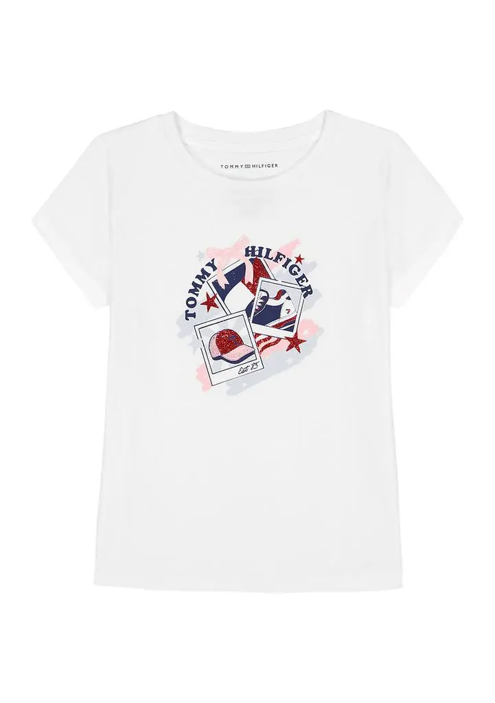 Tommy Hilfiger Girls 7-16 Polaroid Graphic T-Shirt