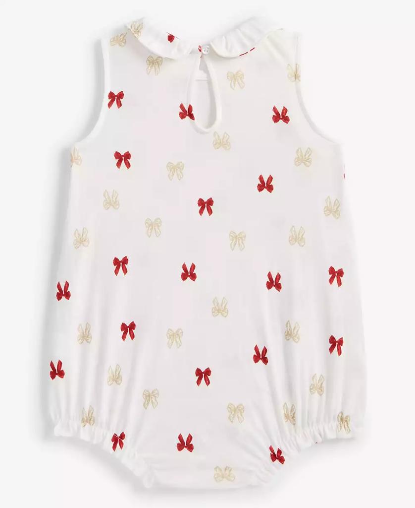 First Impressions Baby Girls Delicate Bows Printed Sunsuit, Created for Macy's