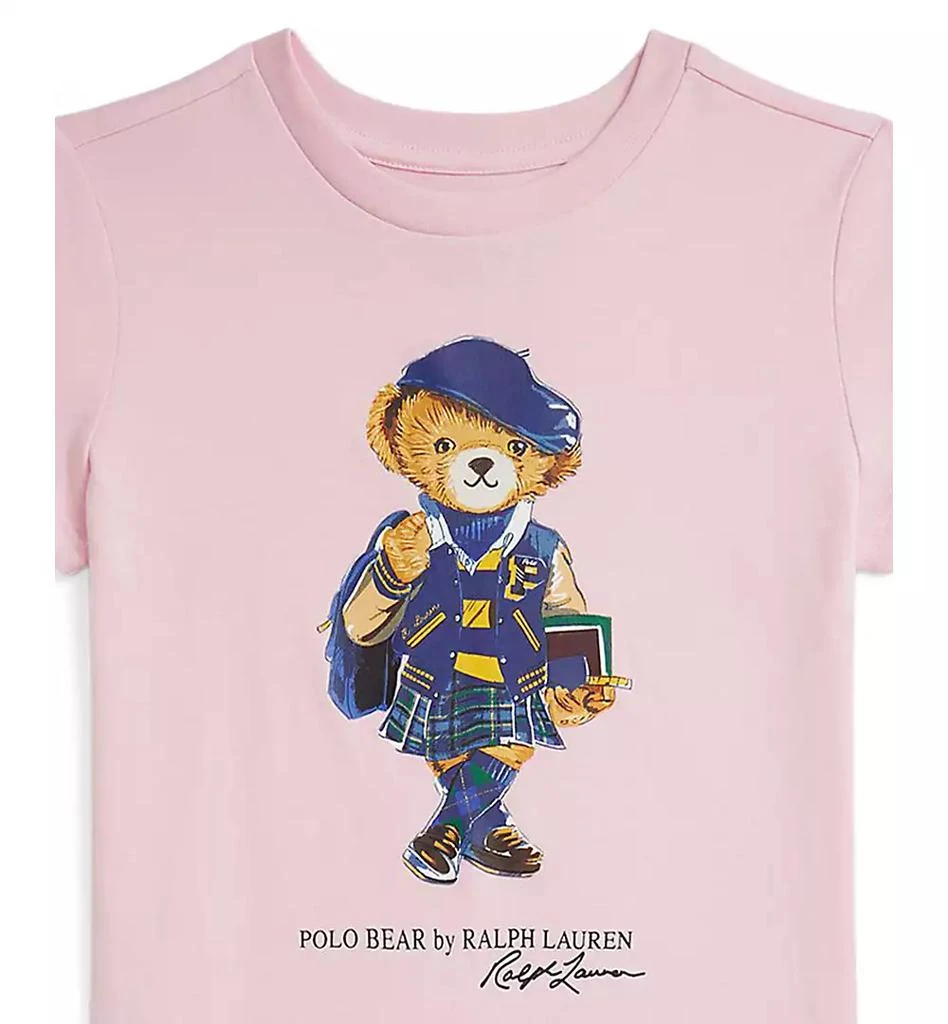 Ralph Lauren Girls 7-16 Polo Bear Cotton Jersey Dress 2
