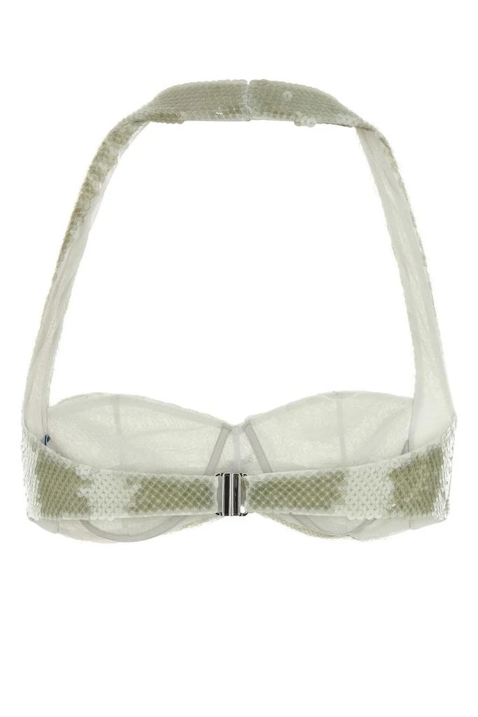 Prada Prada Embellished Tulle Cropped Top 2