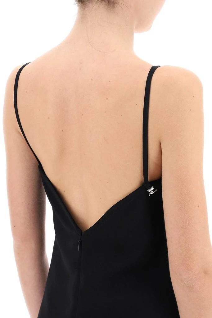 courreges ellipse sleeveless mini dress 4