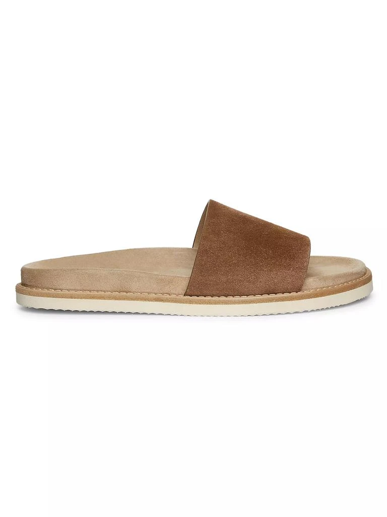 Brunello Cucinelli Suede Slide Sandals 1