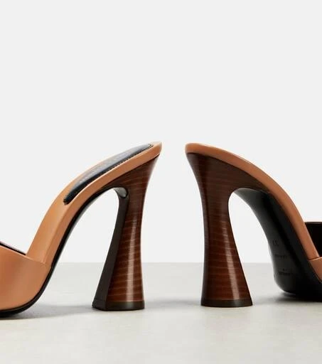 Yves Saint Laurent Suite 105 leather mules 6