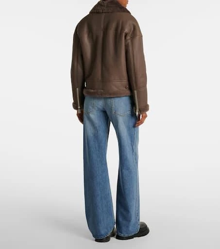 Yves Salomon Meteo shearling-lined leather jacket 3