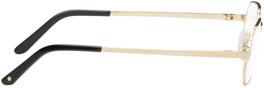 Cartier Gold Rectangular Glasses