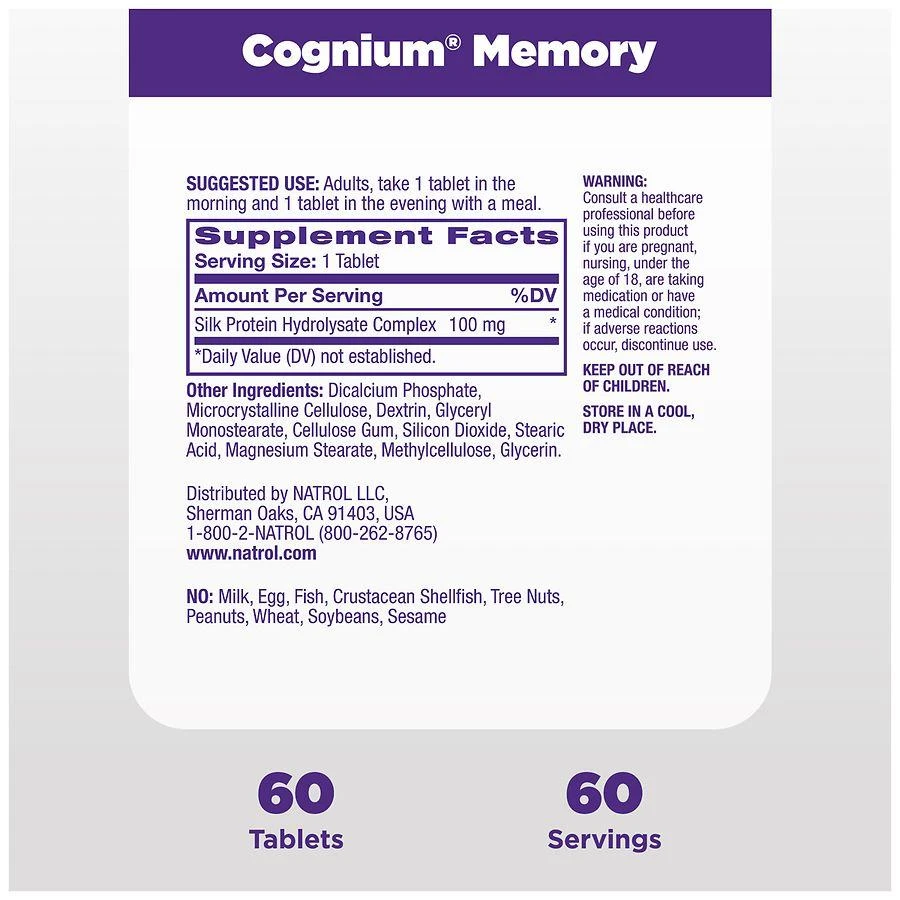 Natrol Cognium Memory 100 mg Tablets 7