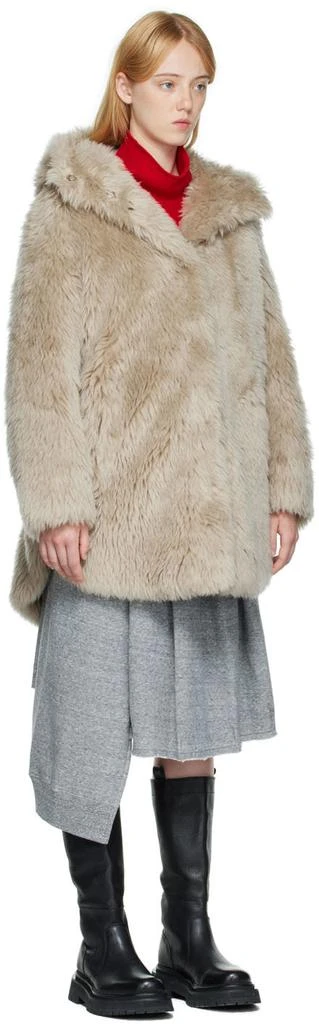 Yves Salomon Beige Wool Coat 2