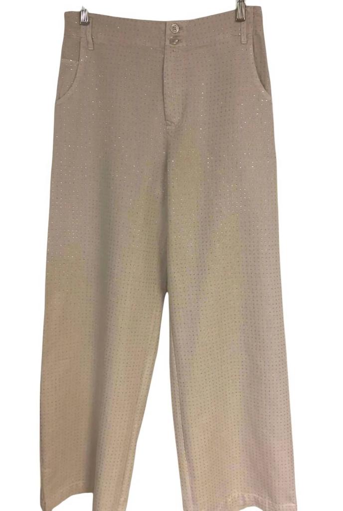 Young Fabulous & Broke Women's Rhinestone Jeans In Beige