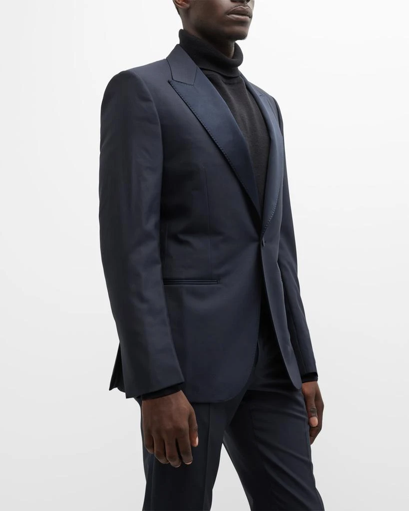 Zegna Men's Sartorial Wool and Silk Tuxedo 5