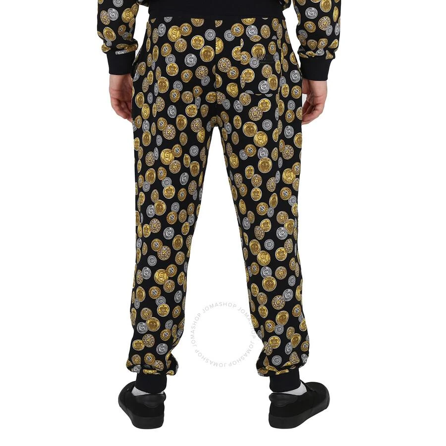 Moschino Men's Coin Print Stretch Cotton Track Pants 2