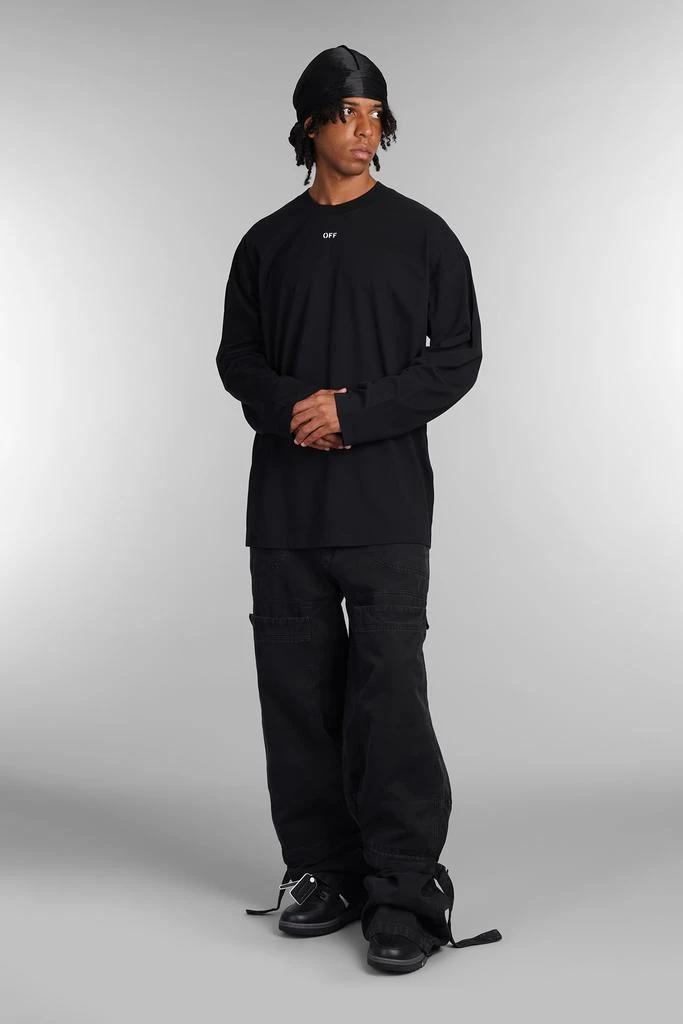 Off-White T-shirt In Black Cotton 2