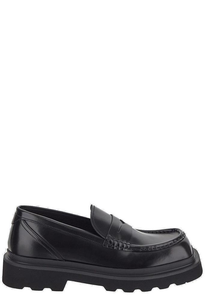 Dolce & Gabbana Dolce & Gabbana DG Logo Plaque Loafers Blue