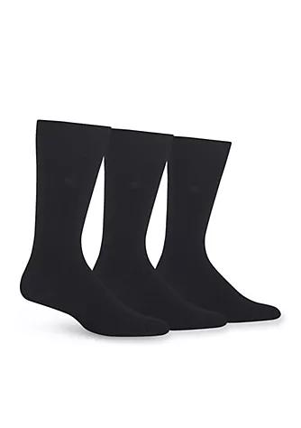 CHAPS Rib Crew Dress Socks 3 Pack
